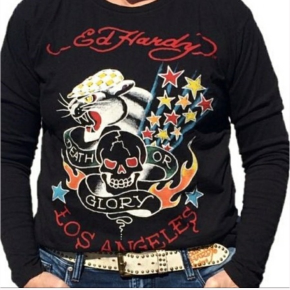 Ed Hardy Other - SALE! NWT Men’s Ed Hardy Death or Glory Shirt